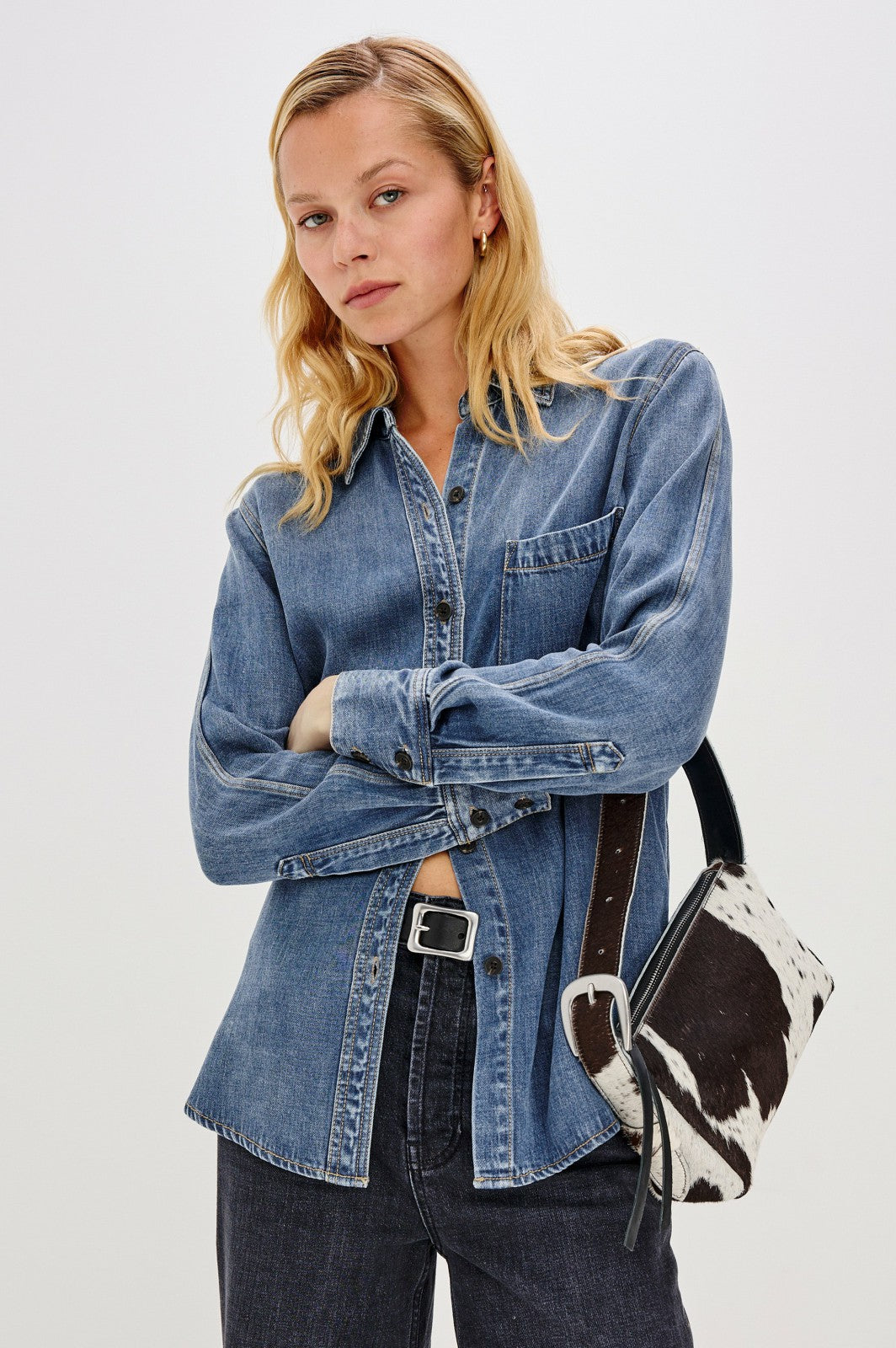ATTICUS SHIRT - ANTIQUE BLUE| Rails discount
