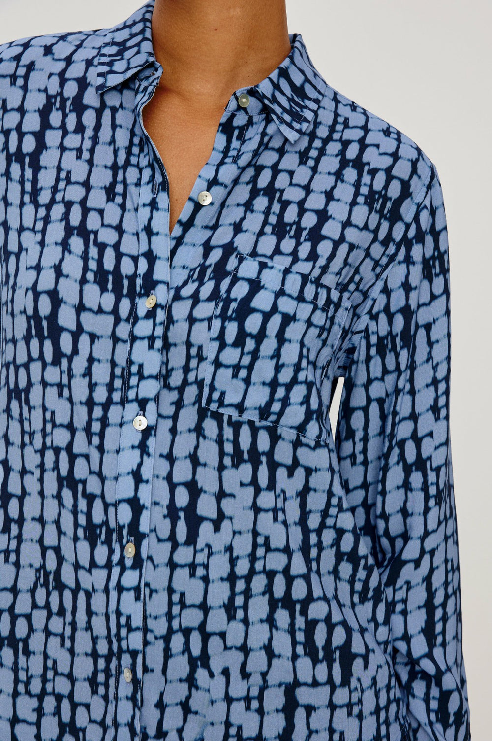 JOSEPHINE SHIRT - INDIGO SHIBORI| Rails online
