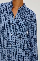 JOSEPHINE SHIRT - INDIGO SHIBORI| Rails online