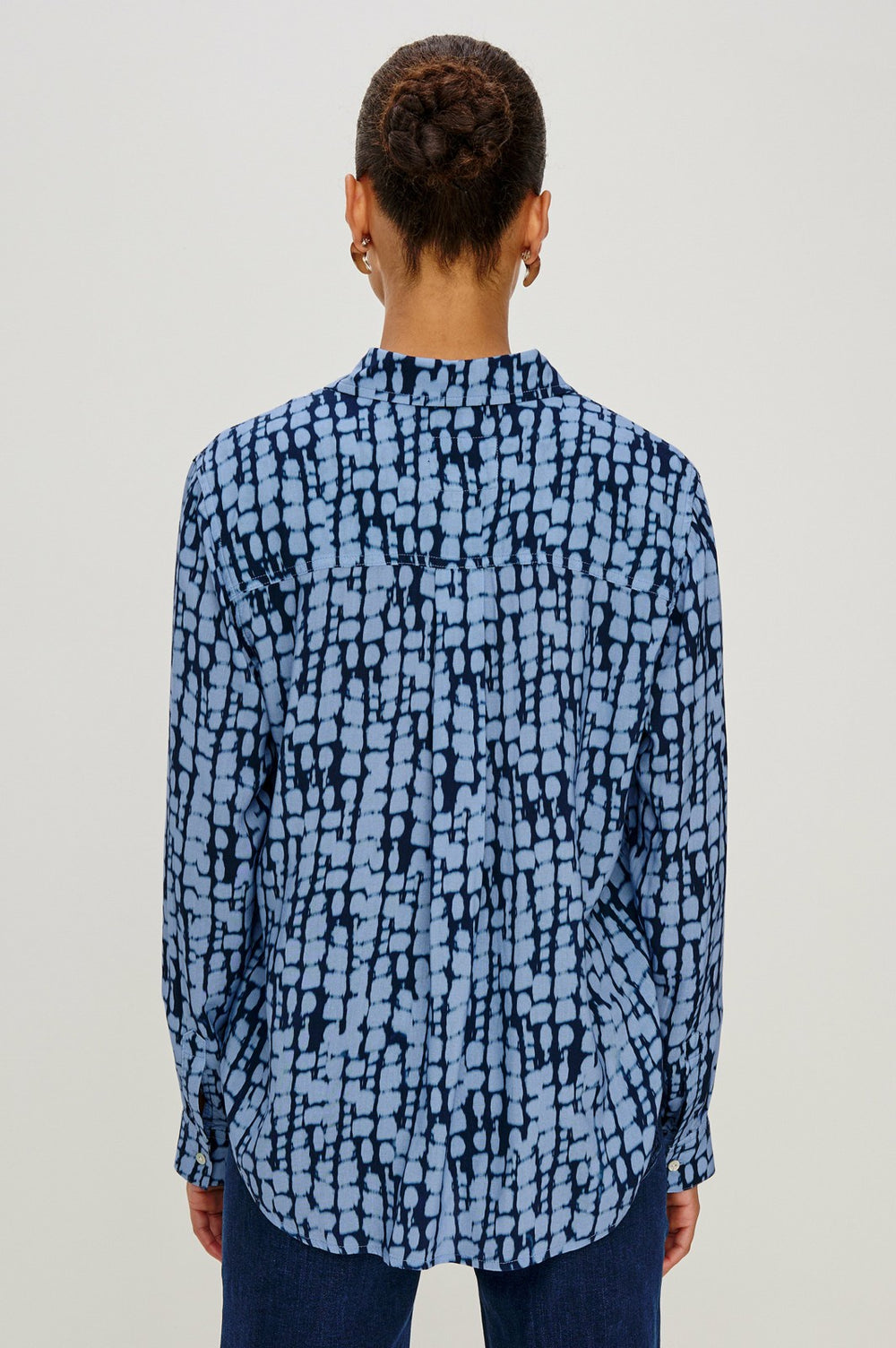 JOSEPHINE SHIRT - INDIGO SHIBORI| Rails online