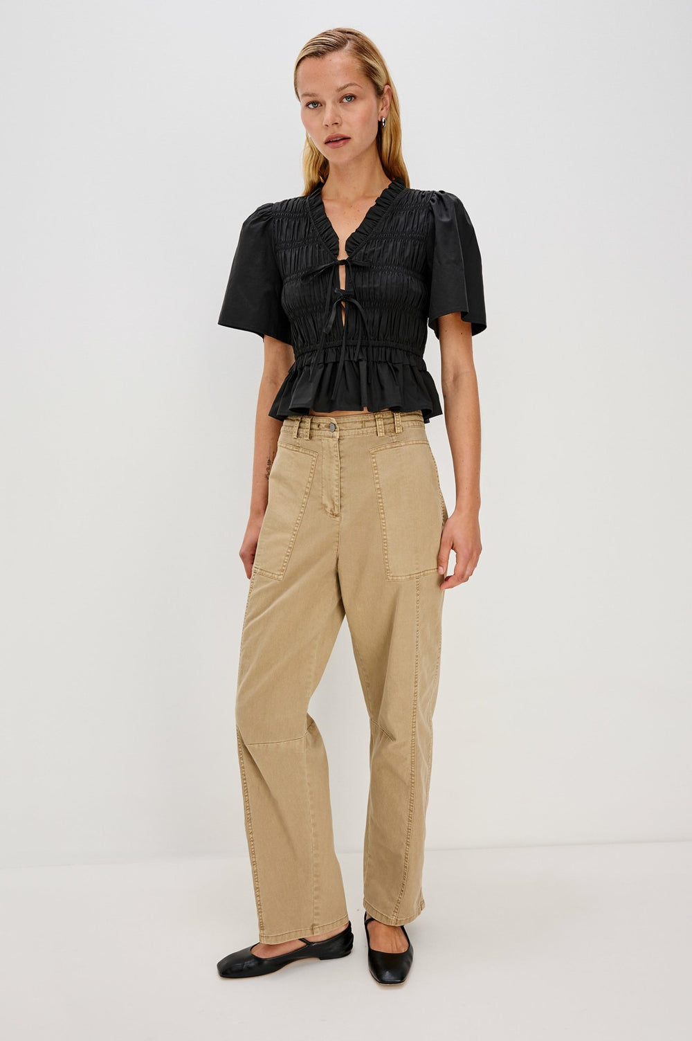 PORTIA TOP - BLACK| Rails outlet