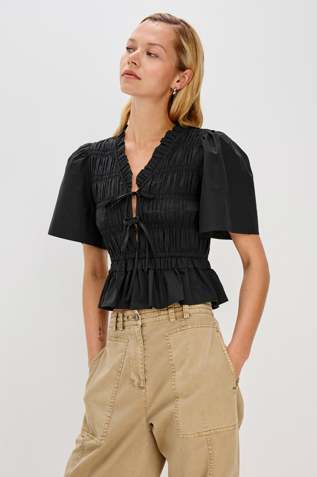 PORTIA TOP - BLACK| Rails outlet