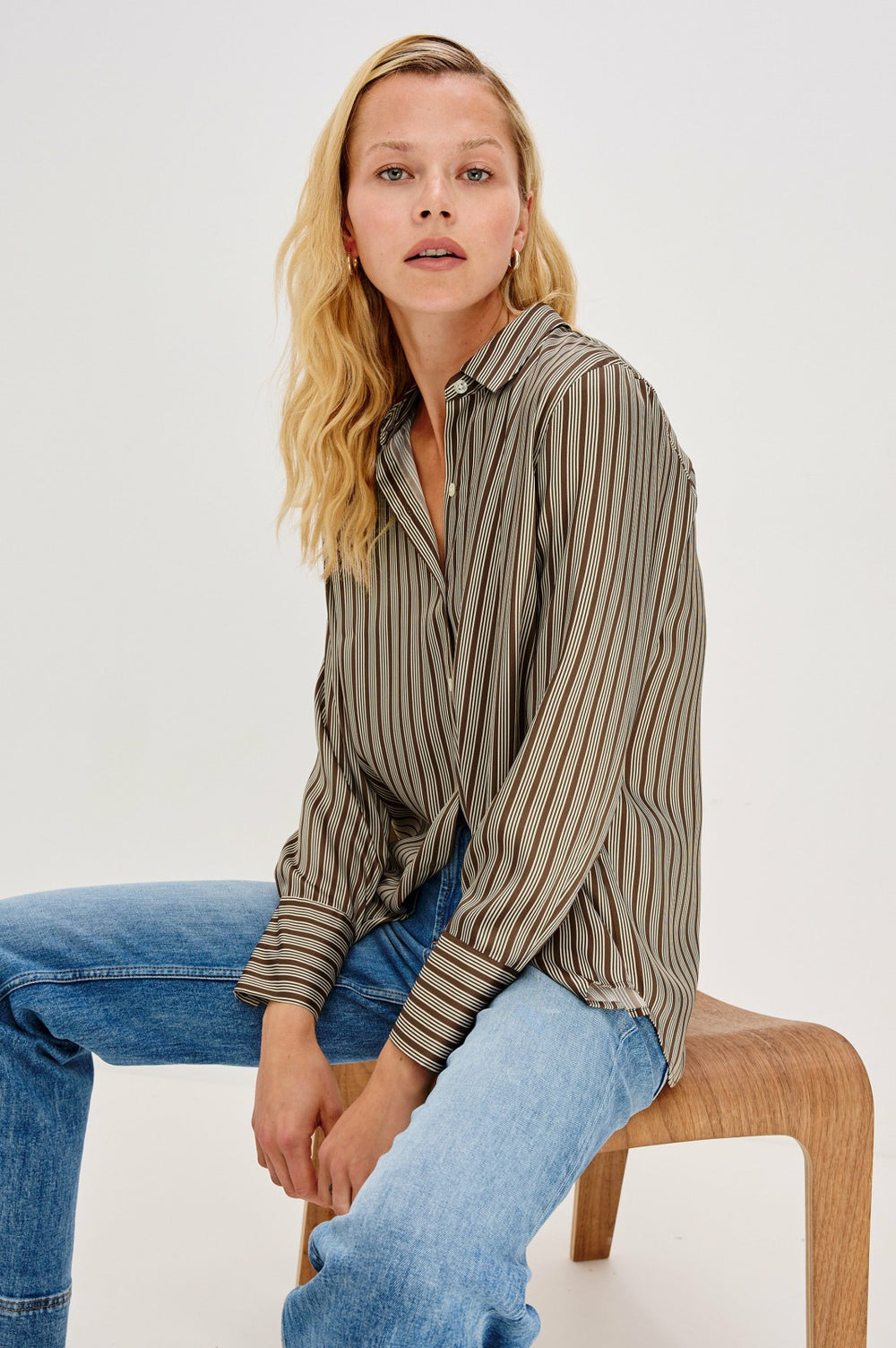 SAIGE SHIRT - ISLE STRIPE| Rails on sale