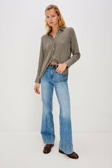 SAIGE SHIRT - ISLE STRIPE| Rails on sale