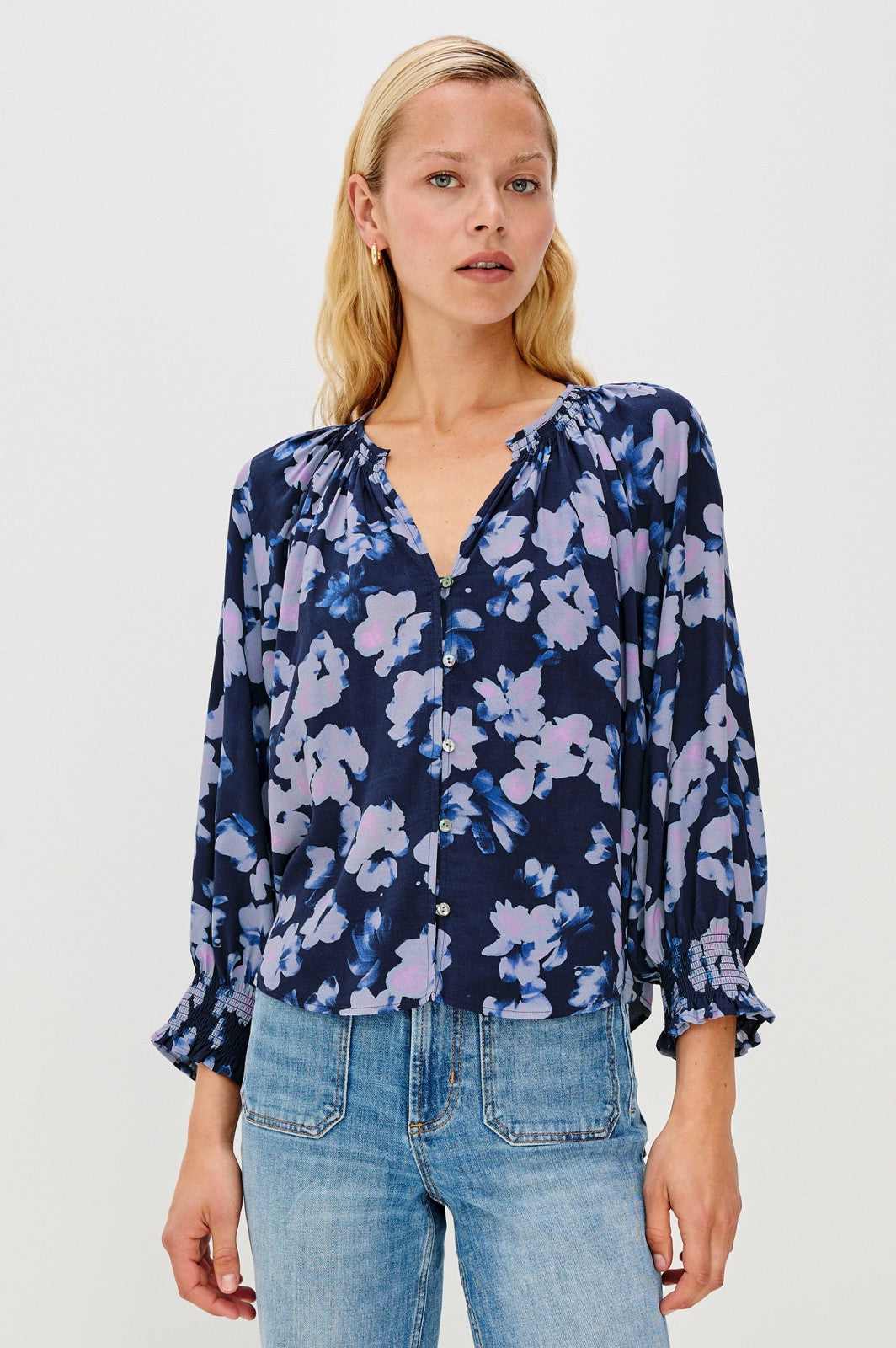 MARIAH TOP - MIDNIGHT PEONY| Rails sale
