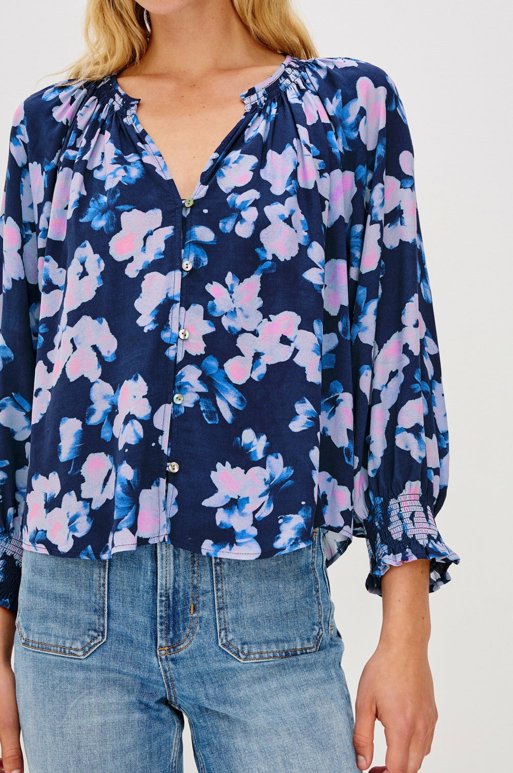 MARIAH TOP - MIDNIGHT PEONY| Rails sale