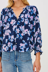 MARIAH TOP - MIDNIGHT PEONY| Rails sale
