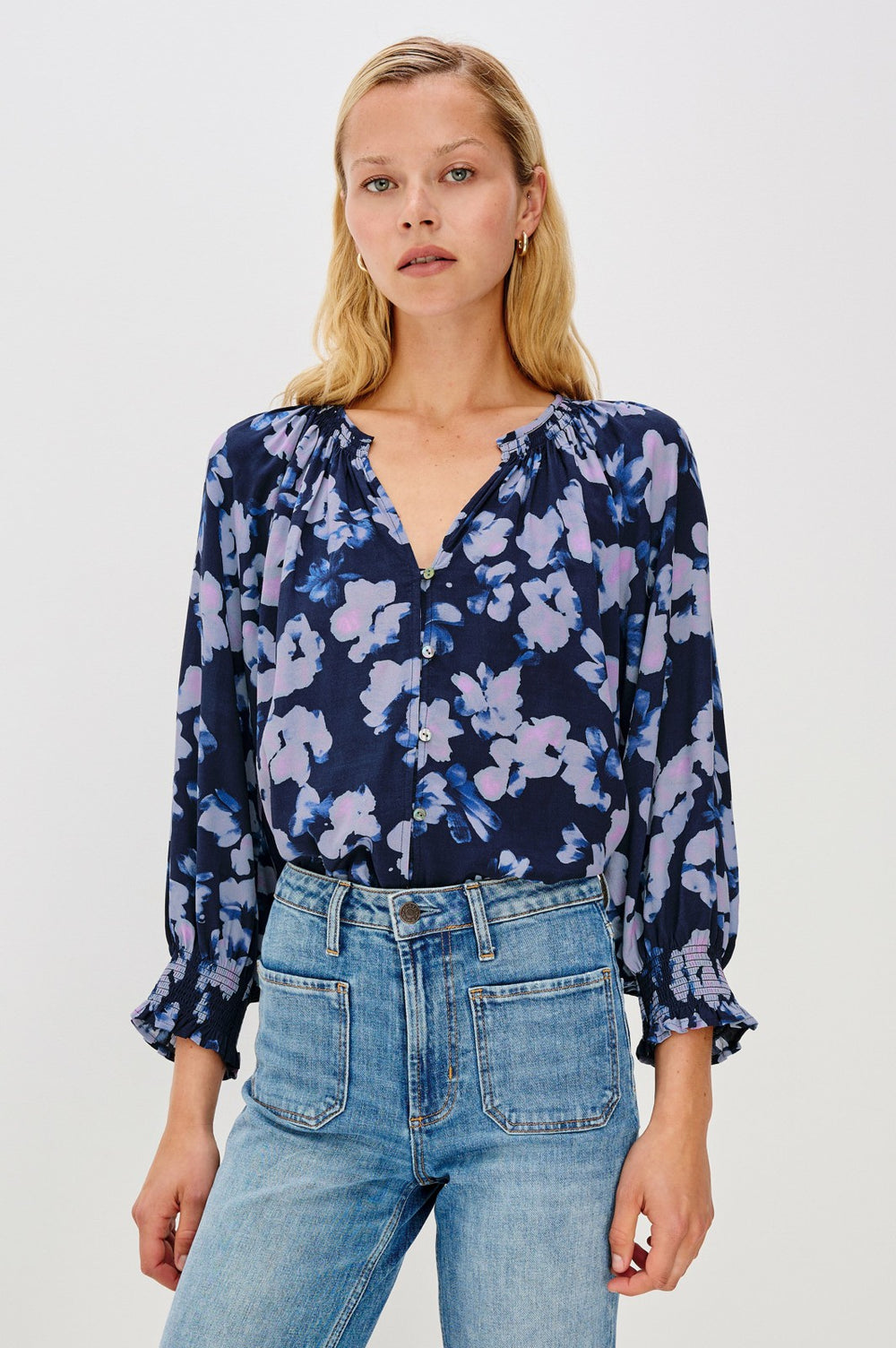 MARIAH TOP - MIDNIGHT PEONY| Rails sale