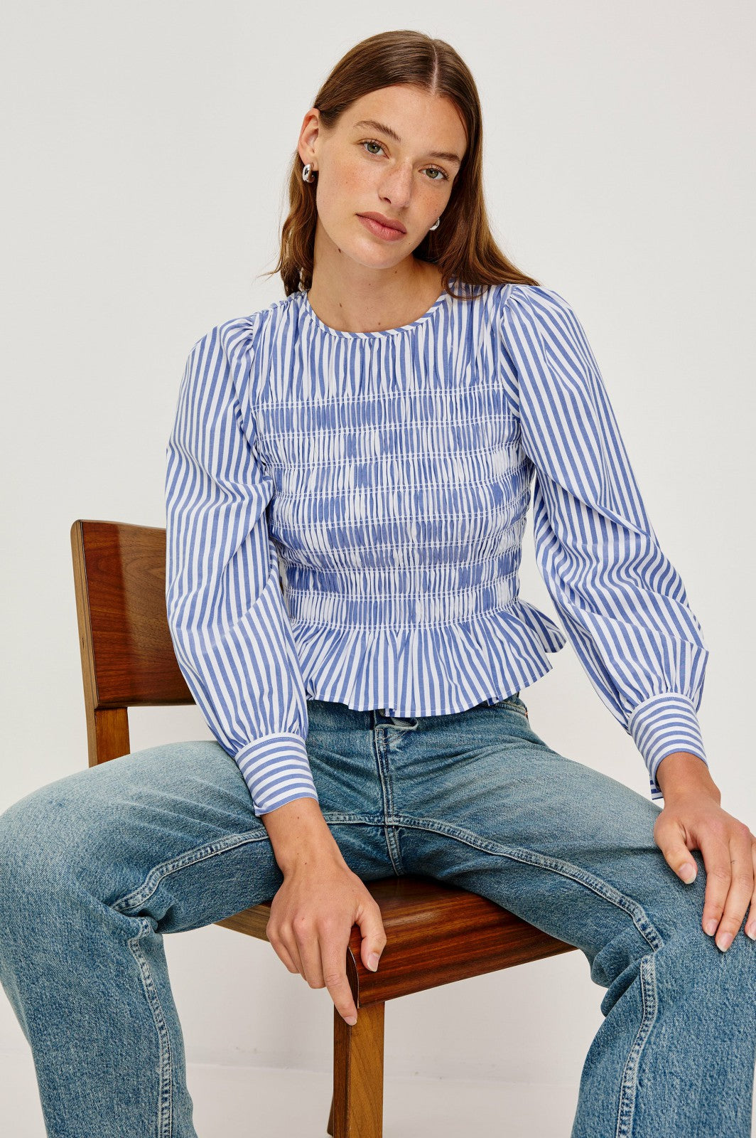 TABI TOP - MARINER WHITE STRIPE| Rails for sale