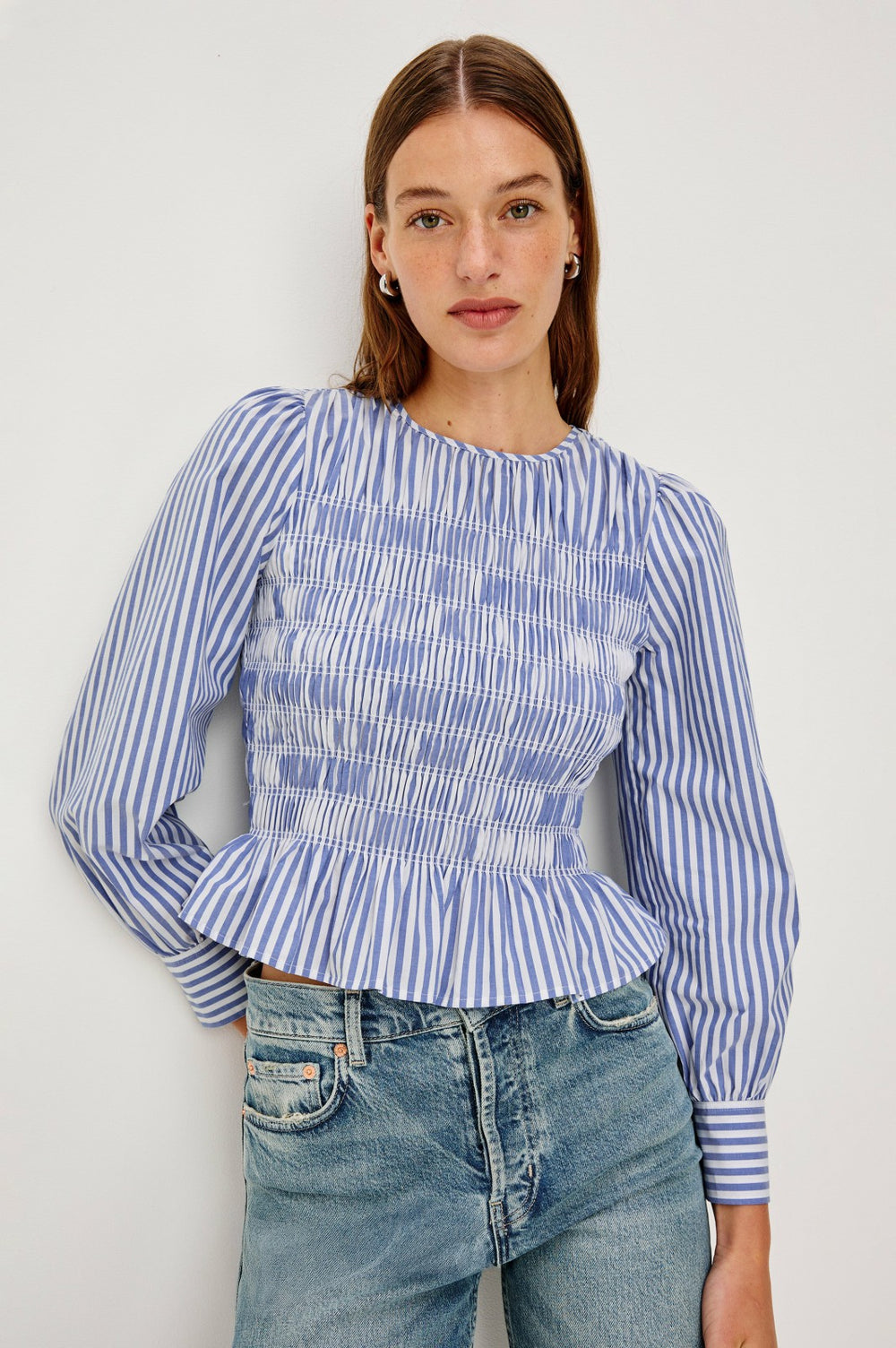 TABI TOP - MARINER WHITE STRIPE| Rails for sale
