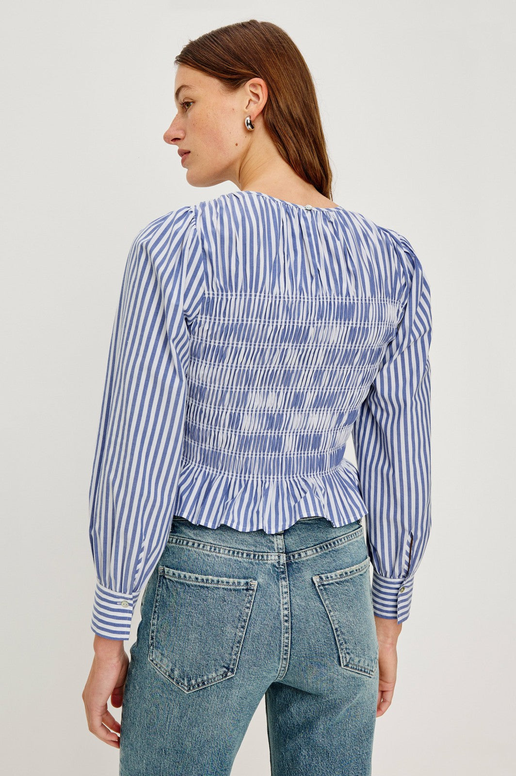 TABI TOP - MARINER WHITE STRIPE| Rails for sale