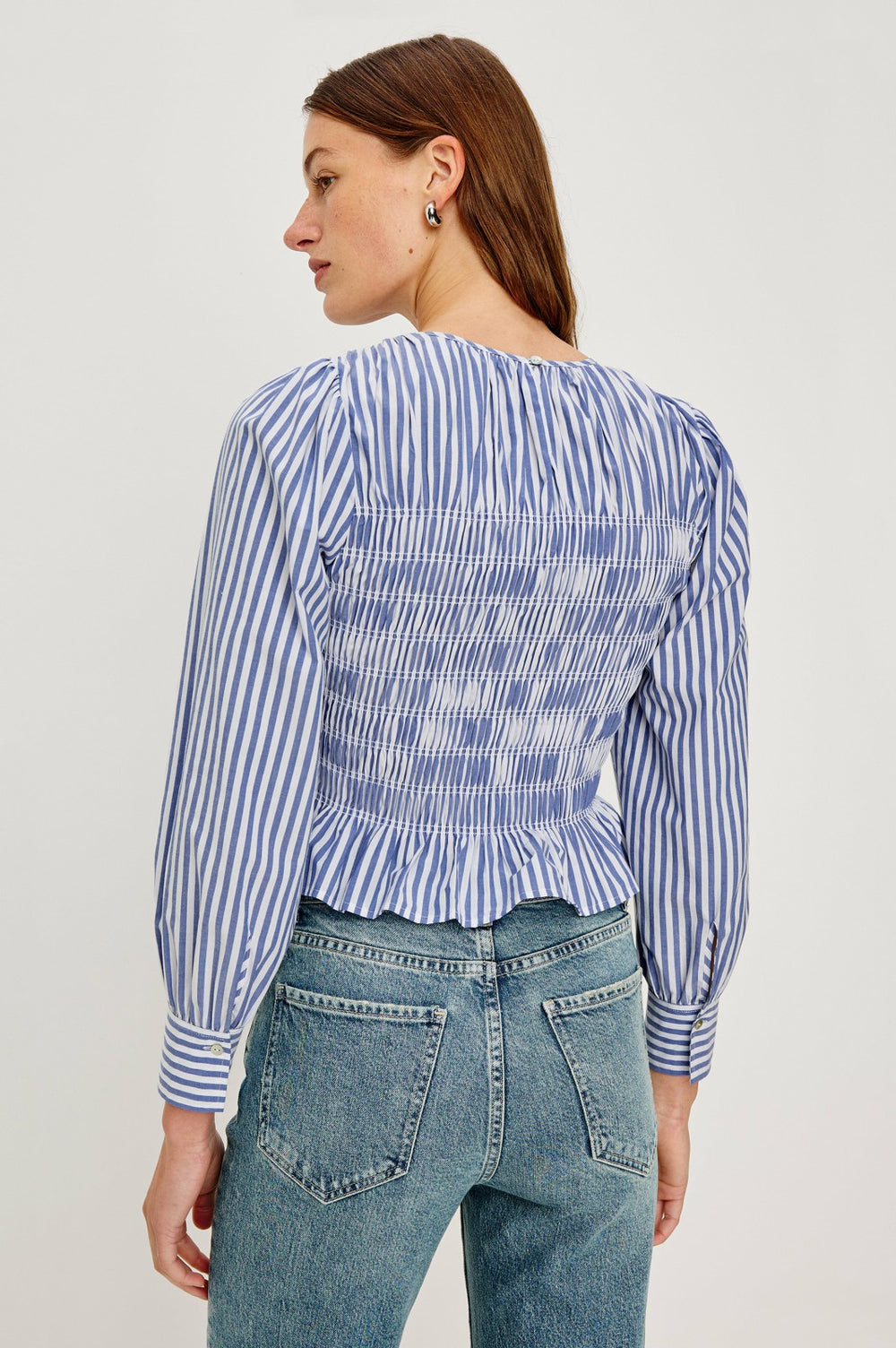 TABI TOP - MARINER WHITE STRIPE| Rails for sale