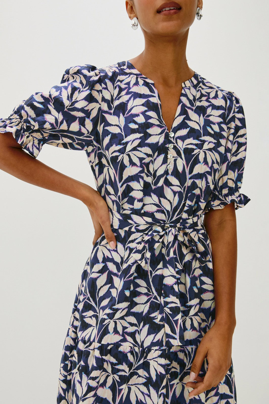 ELIANA DRESS - NAVY VINES| Rails sale