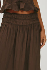 NARA SKIRT - ESPRESSO| Rails online