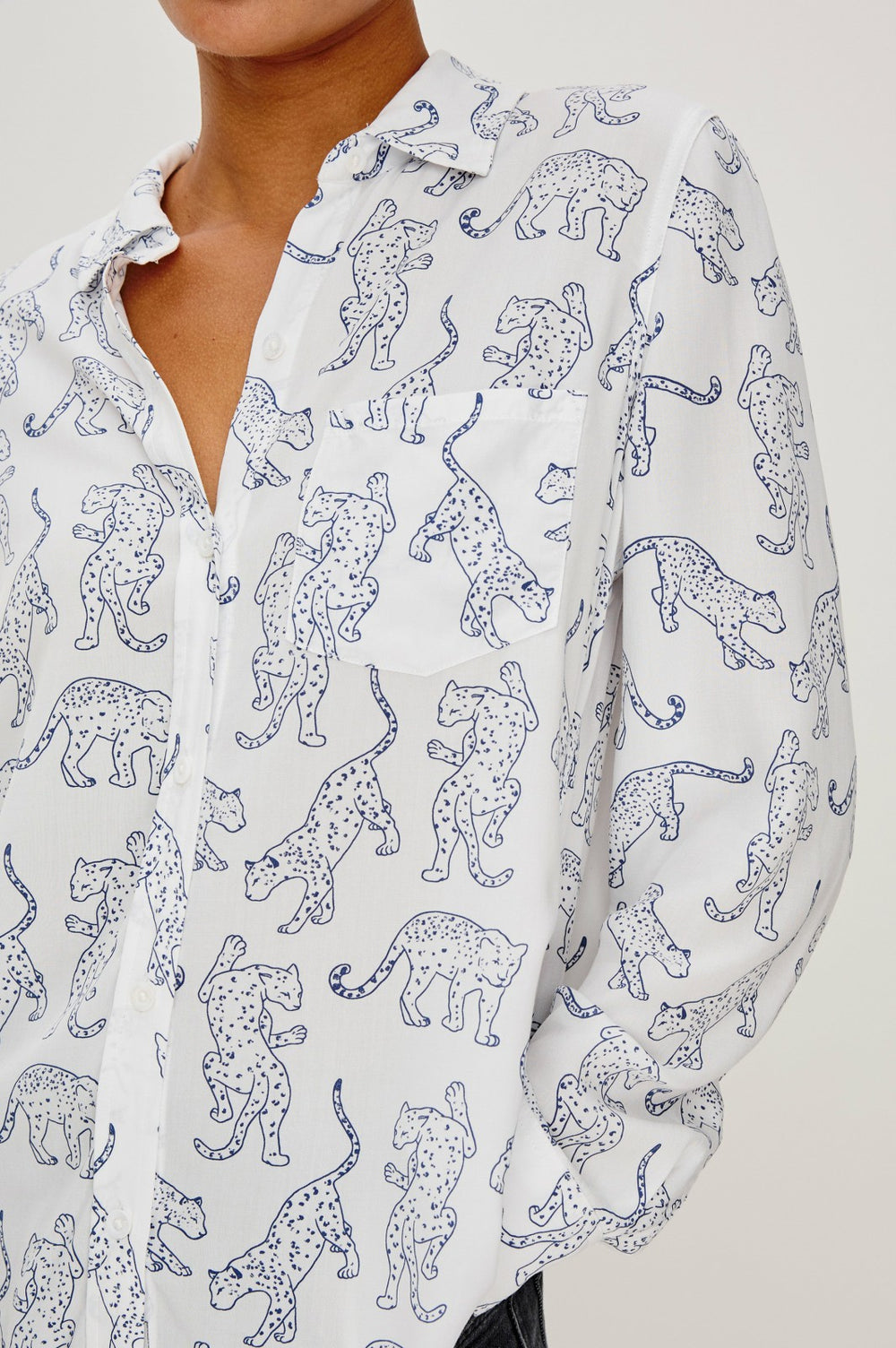 KATHRYN SHIRT - COBALT JAGUAR| Rails sale