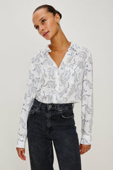 KATHRYN SHIRT - COBALT JAGUAR| Rails sale