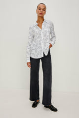 KATHRYN SHIRT - COBALT JAGUAR| Rails sale