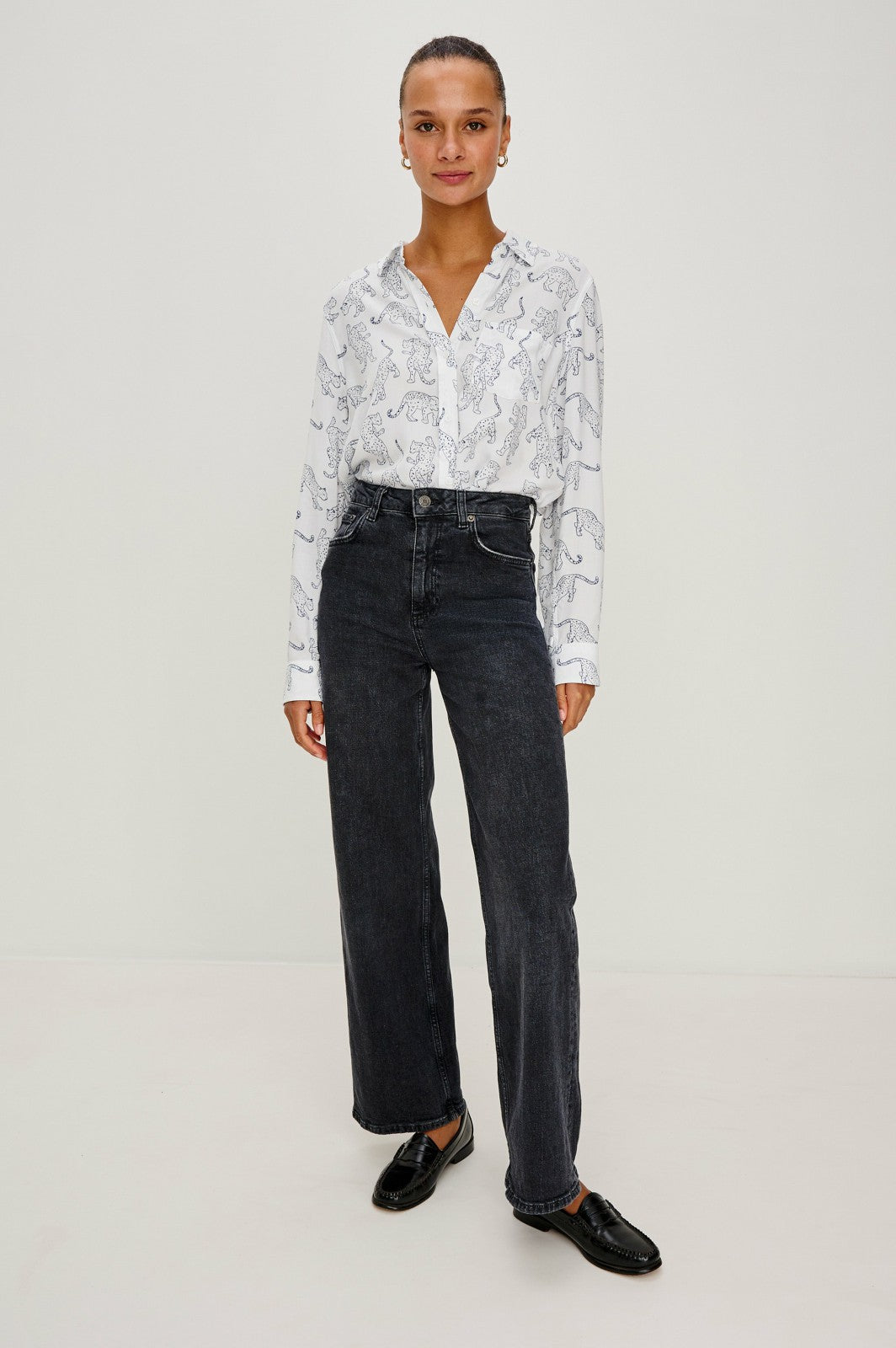 KATHRYN SHIRT - COBALT JAGUAR| Rails sale