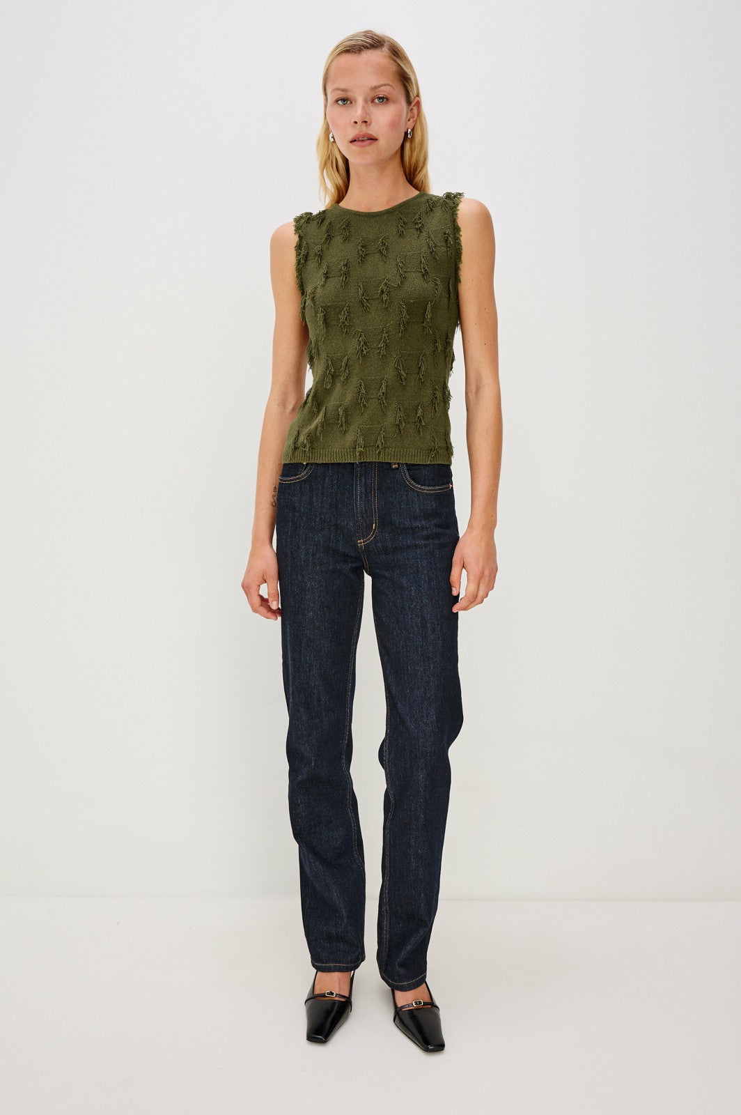 VIDANA TOP - OLIVE| Rails online