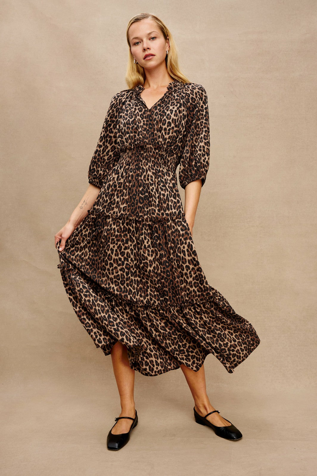 CATERINE DRESS - BROWN NALA| Rails for sale