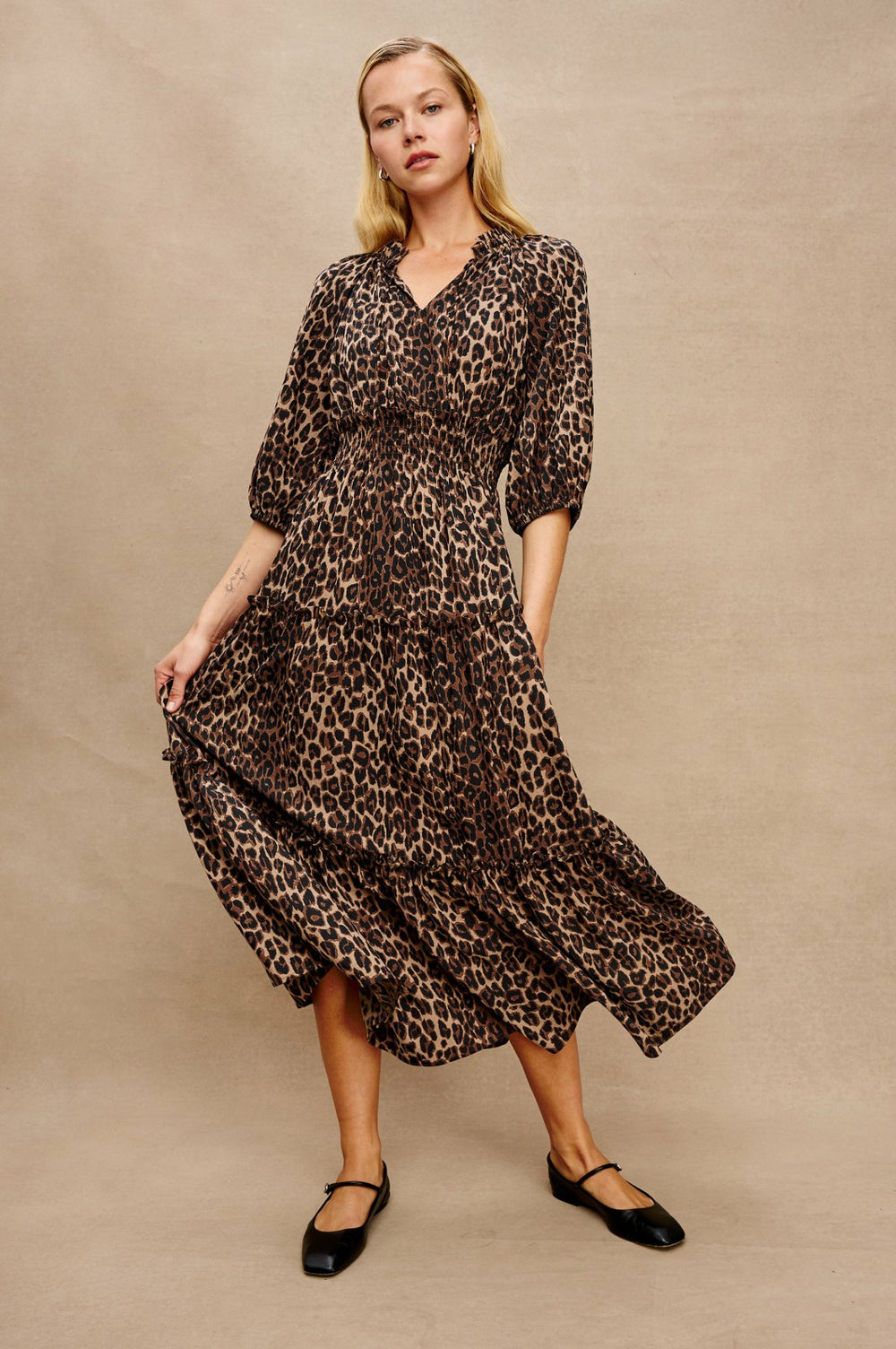 CATERINE DRESS - BROWN NALA| Rails for sale