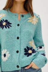 MILLIE CARDIGAN - HEATHER TEAL| Rails near me