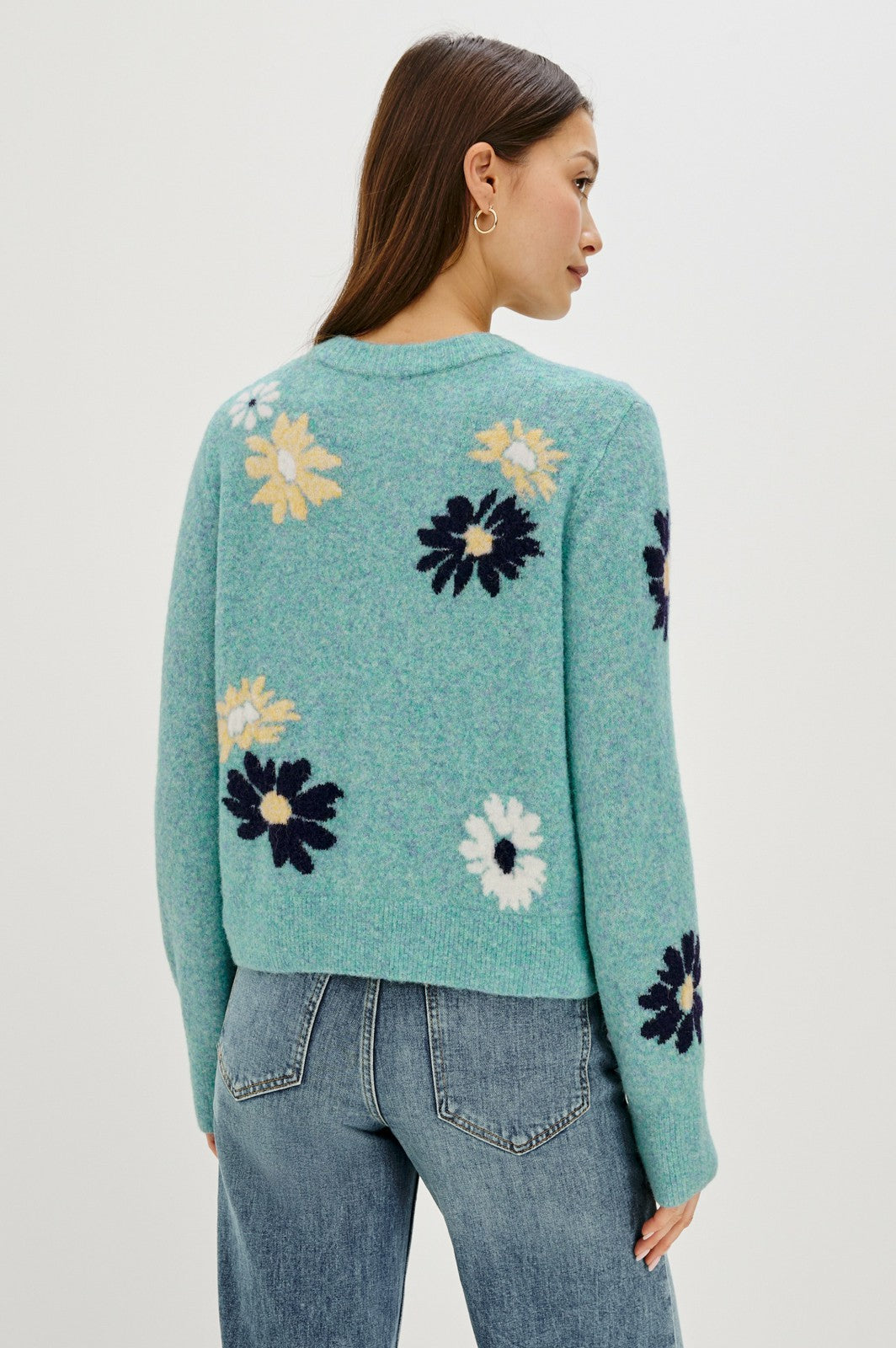 MILLIE CARDIGAN - HEATHER TEAL| Rails near me
