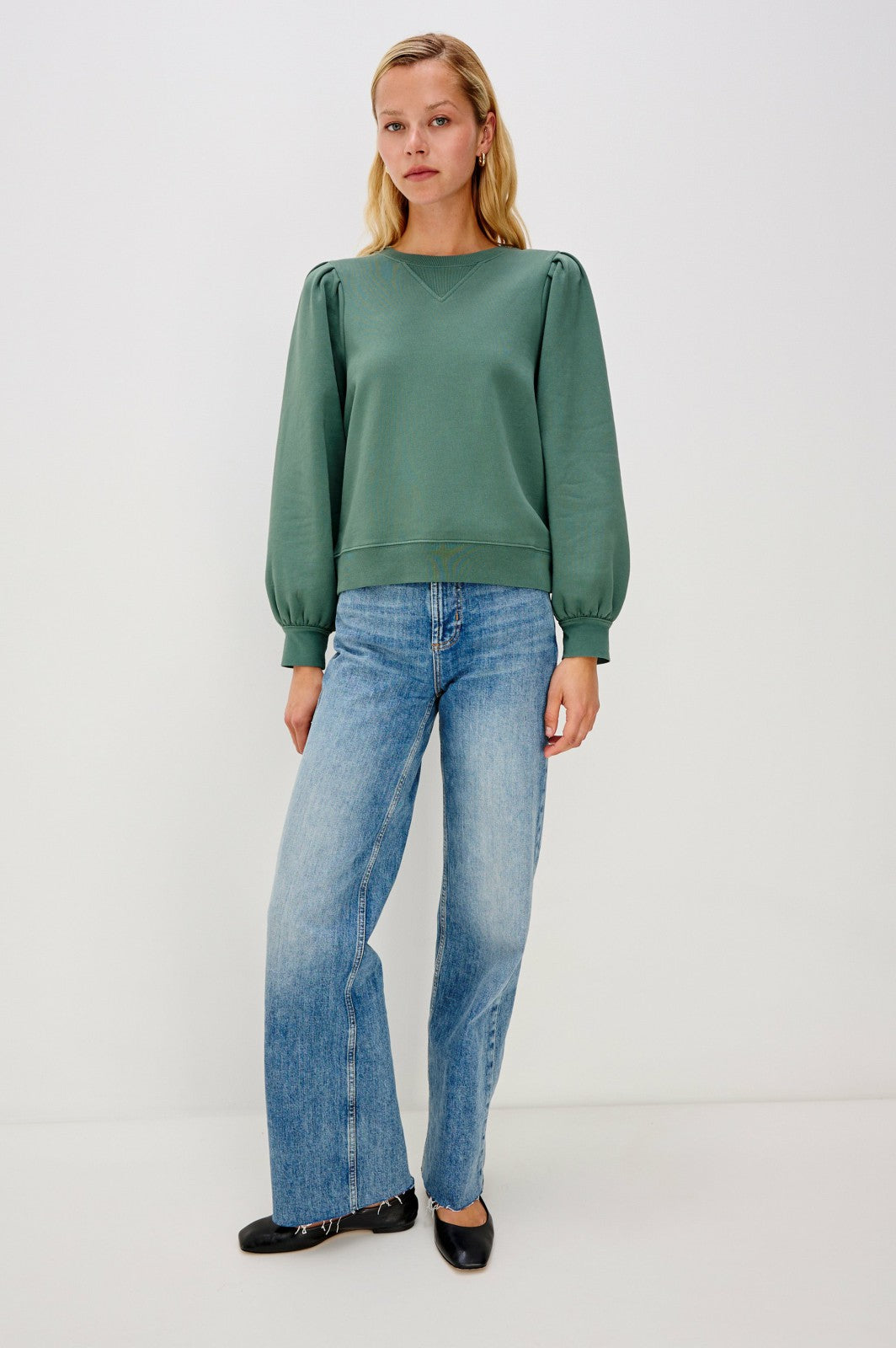 TIFFANY SWEATSHIRT - LAKE| Rails outlet