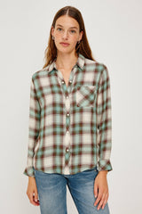 HUNTER SHIRT - BIRCH OLIVE TEAL| Rails on sale