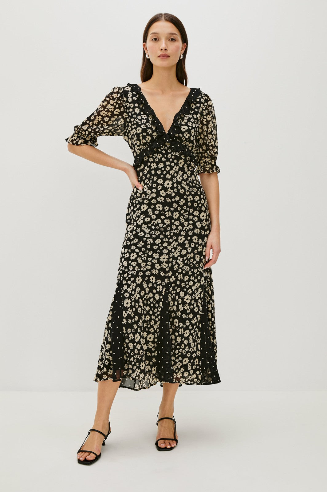 ANNMARIE DRESS - DAISY DOT COMBO| Rails discount