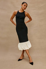 CHERYL DRESS - BLACK IVORY| Rails US