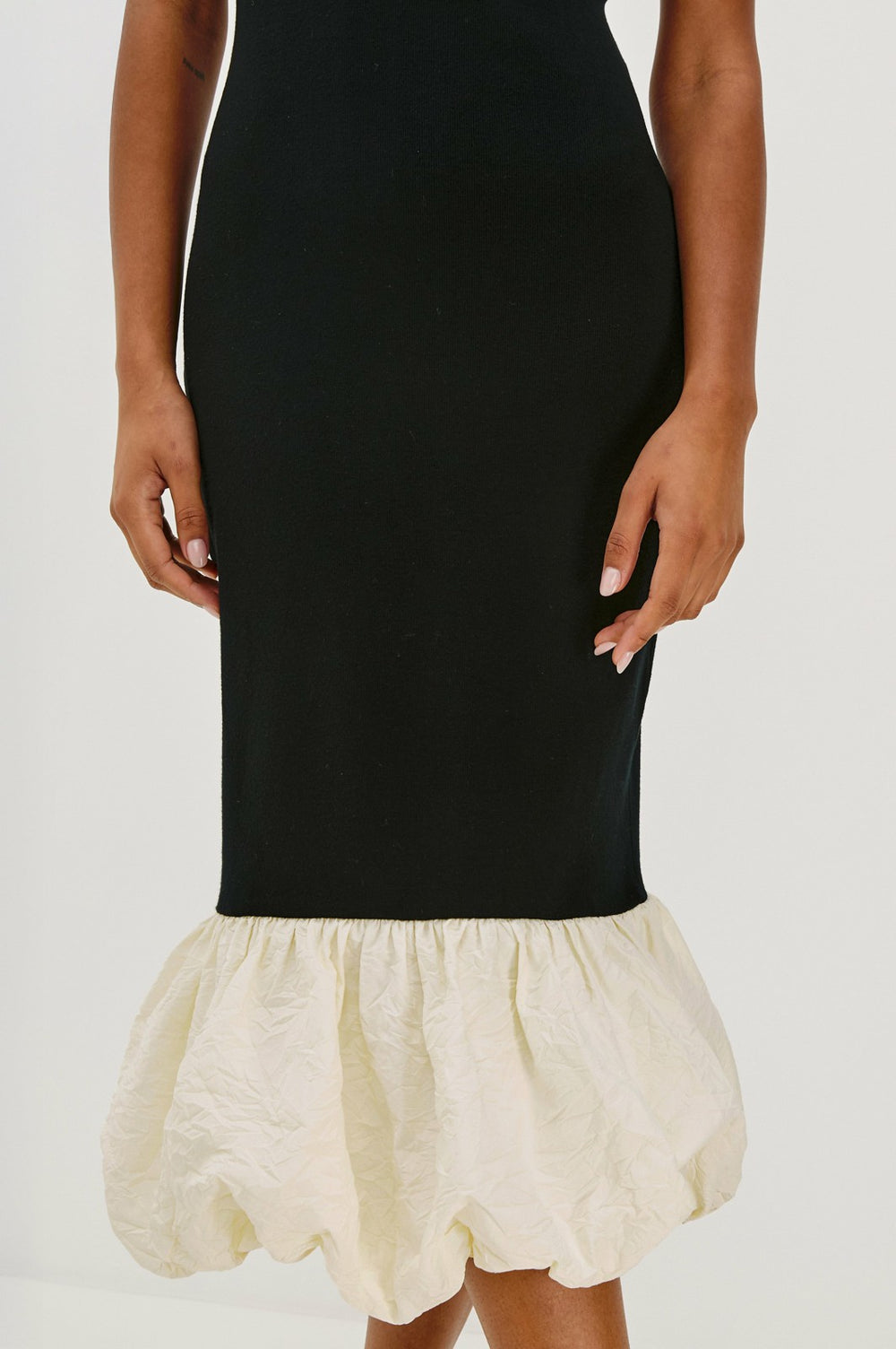 CHERYL DRESS - BLACK IVORY| Rails US