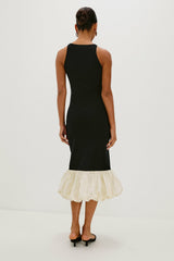 CHERYL DRESS - BLACK IVORY| Rails US
