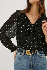 HONORA TOP - POLKA DOTS| Rails discount