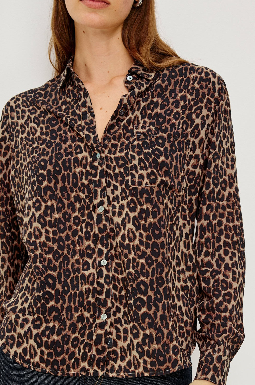 JOSEPHINE SHIRT - BROWN NALA| Rails outlet