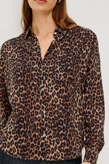 JOSEPHINE SHIRT - BROWN NALA| Rails outlet