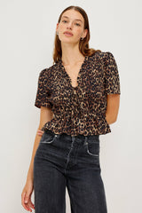 PORTIA TOP - BROWN NALA| Rails US