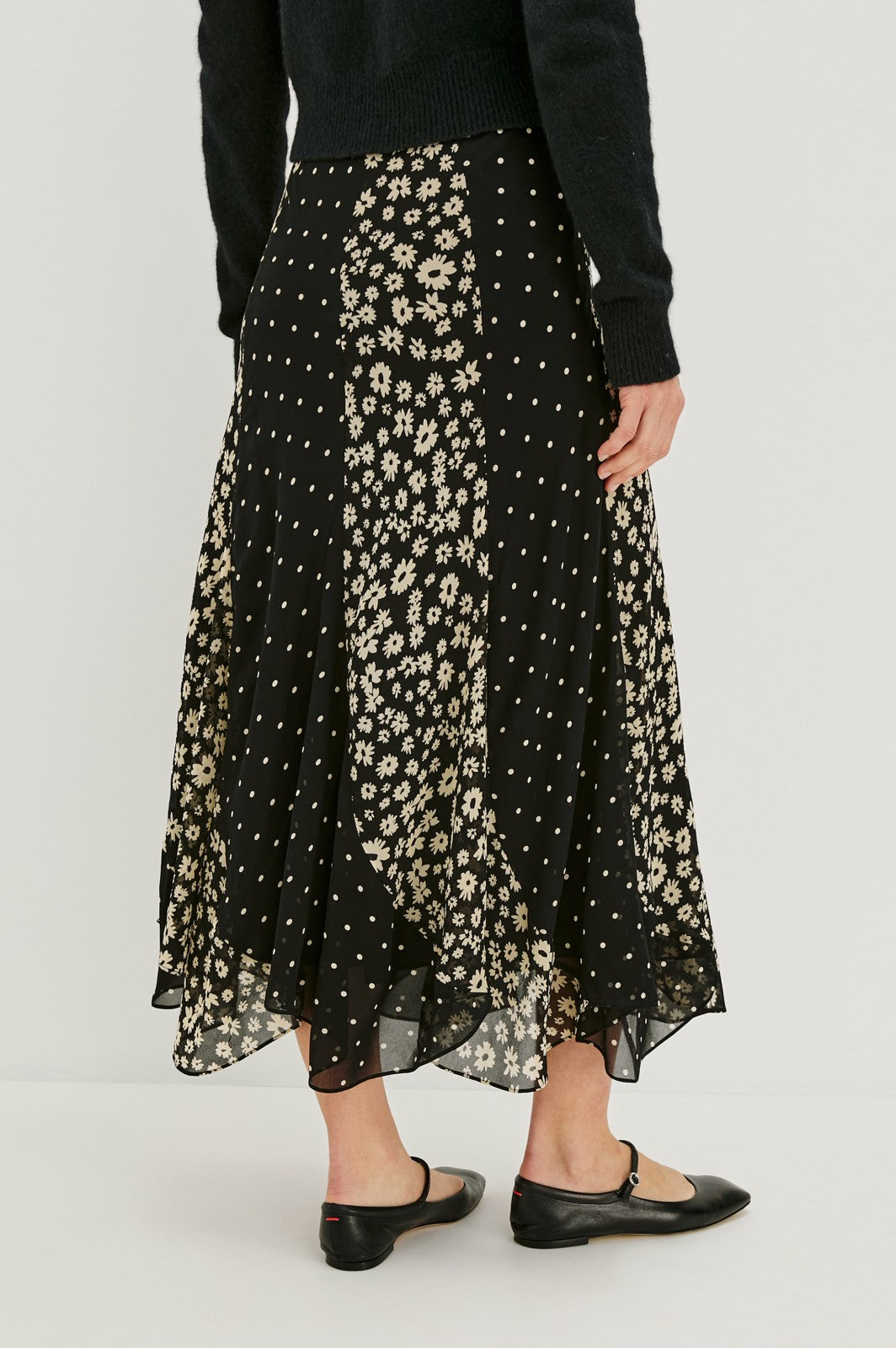 FELINA SKIRT - DAISY DOT COMBO| Rails sale