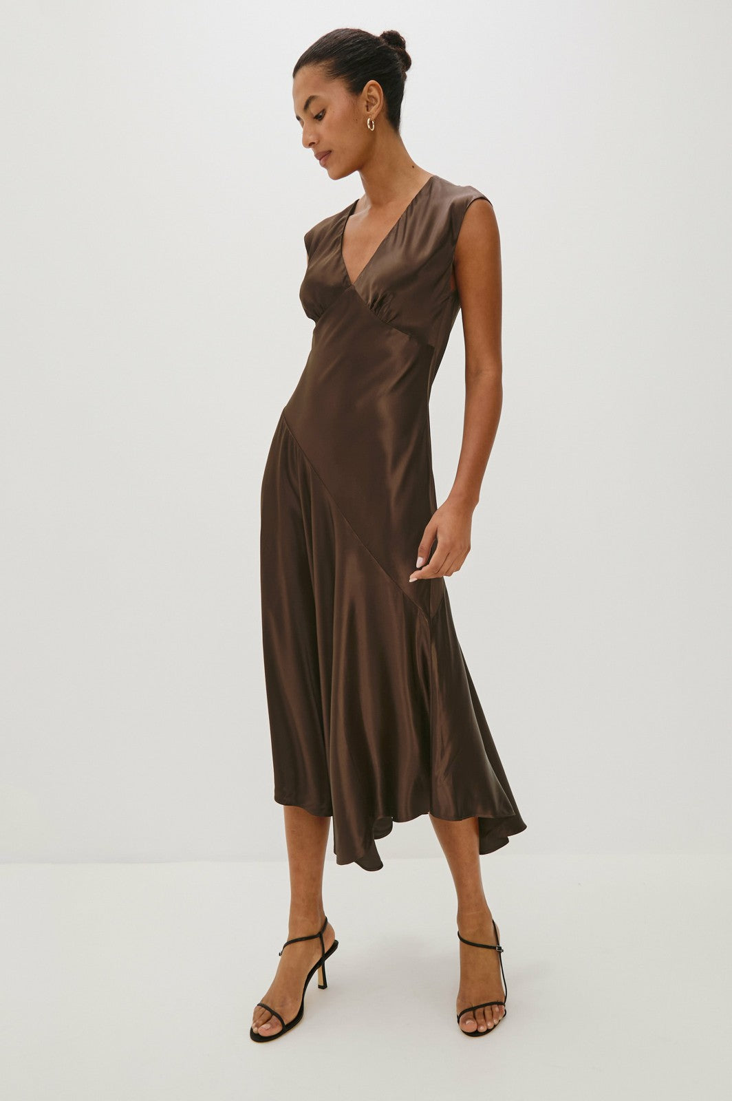 ELENI DRESS - ESPRESSO| Rails outlet