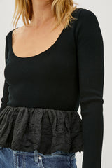 TILLIE TOP - BLACK| Rails sale