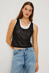KELLY TOP - BLACK IVORY| Rails on sale