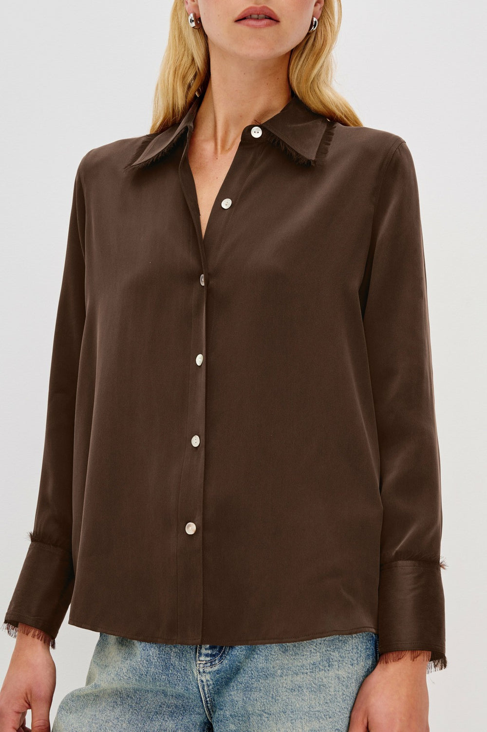 ABBEY SHIRT - ESPRESSO| Rails sale