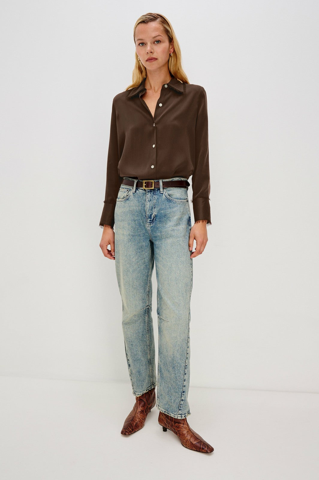 ABBEY SHIRT - ESPRESSO| Rails sale