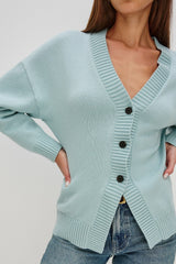 PHILIPPA CARDIGAN - STONE BLUE| Rails discount