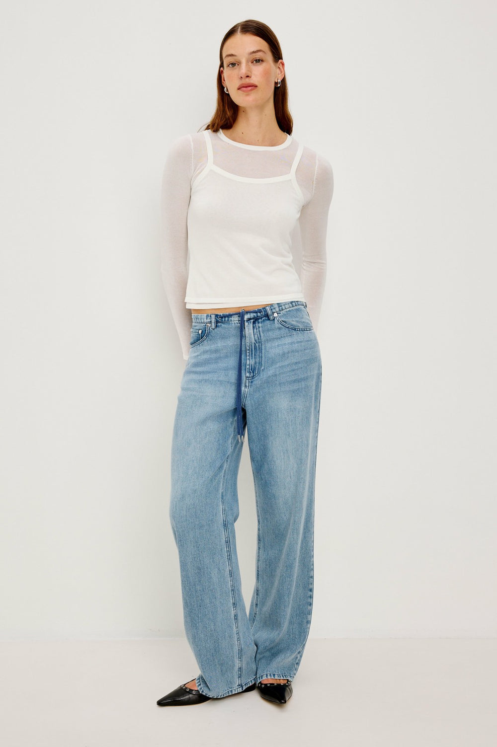 LOVISA TOP - WHITE| Rails on sale
