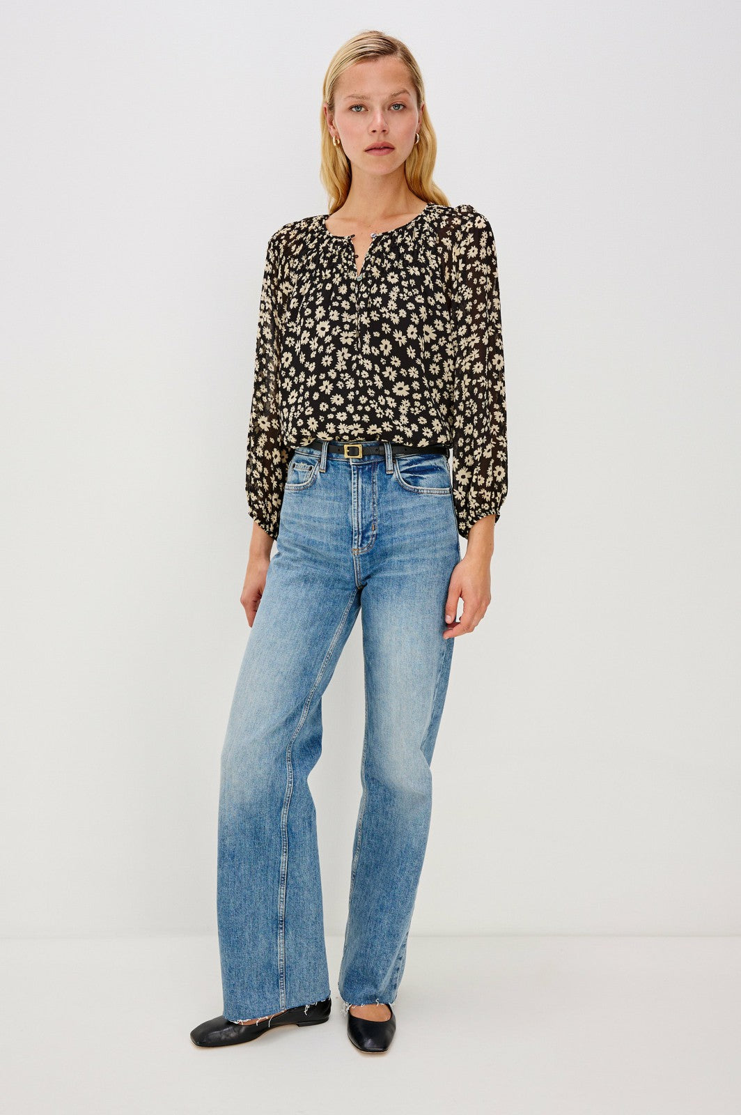 ISOLDE TOP - SUN DAISIES| Rails discount
