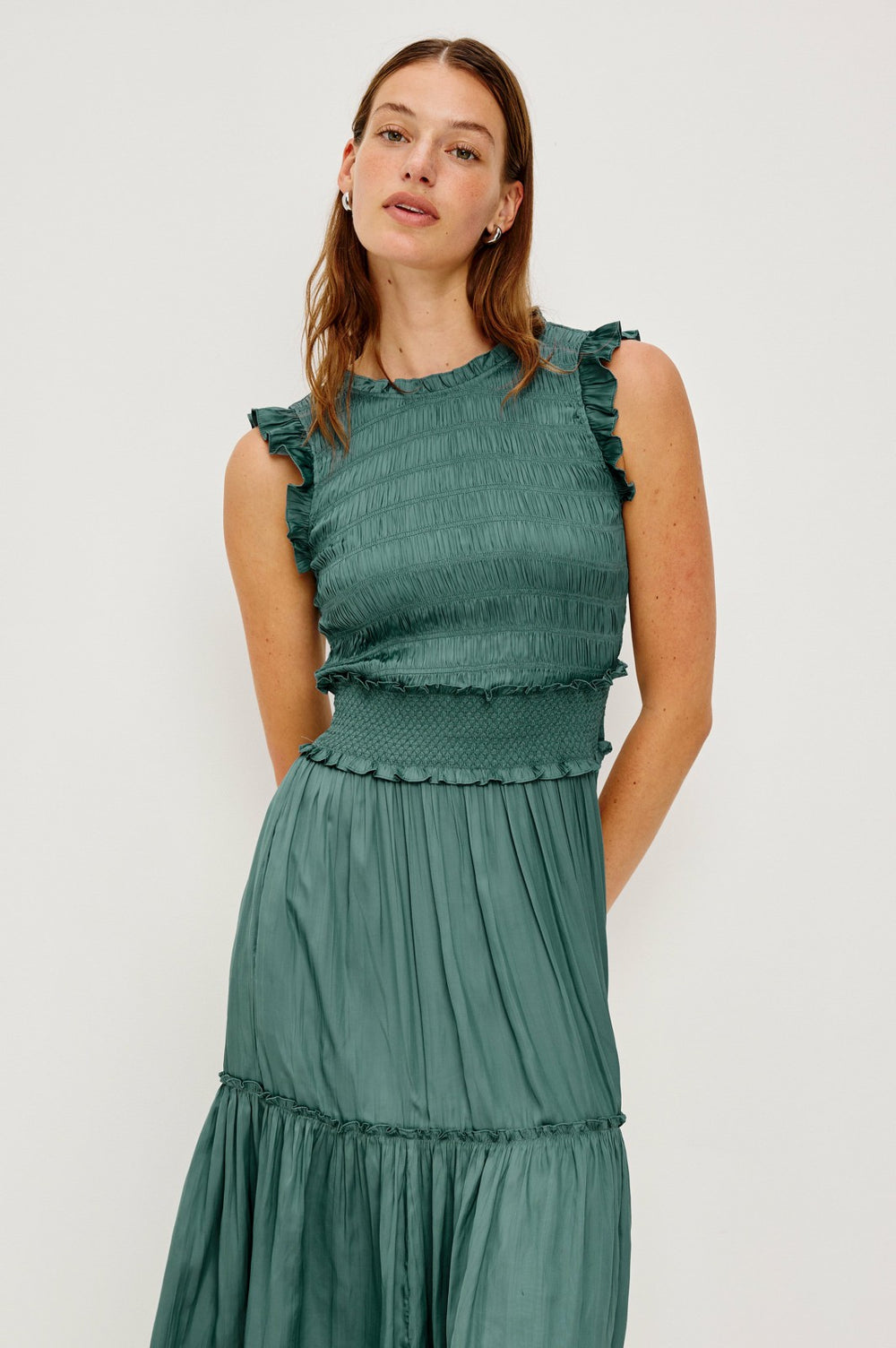 VIVIER DRESS - LAKE| Rails online