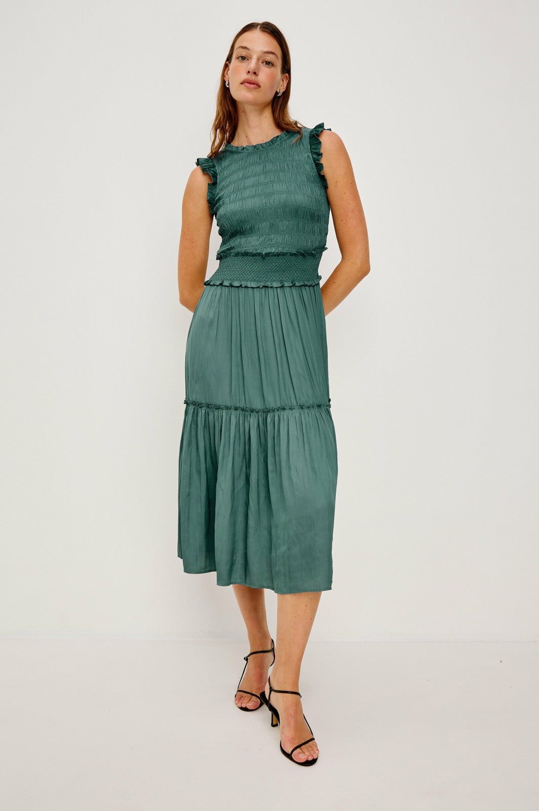 VIVIER DRESS - LAKE| Rails online