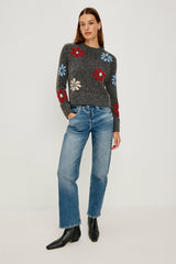 ANISE SWEATER - CHARCOAL WINTER FLORAL| Rails sale