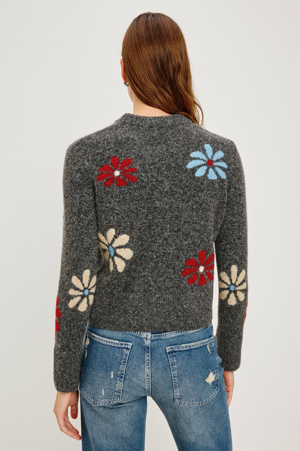 ANISE SWEATER - CHARCOAL WINTER FLORAL| Rails sale